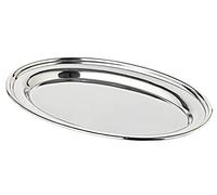 EDZARD Decorative Tray Lisa, Oval (23 x 16 cm), Heavy Silver Plated | for serving and presenting, small silver tray, table decoration, gift idea