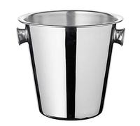 Edzard Joey Champagne Cooler with Handles High-Gloss Polished Stainless Steel Height 23 cm Diameter 21 cm