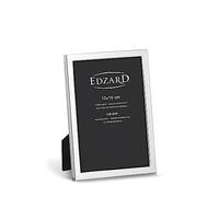 Edzard Photo Frame Bergamo, 4x6 inch (10x15 cm), Silver Plated Picture Frame, Tarnish Protected
