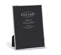Edzard Photo Frame Genoa, 8x12 inch (20x30 cm), Silver Plated Picture Frame, Tarnish Protected