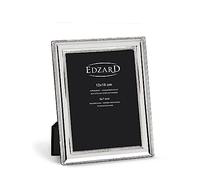 Edzard Photo Frame Matera, 5x7 inch (13x18 cm), Silver Plated Picture Frame, Tarnish Protected