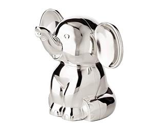 Edzard Silver Elephant-Shaped Money Box, 4 inch, Children's Department