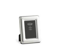 Edzard Silver Plated Photo Frame 2"x3" (5x8 cm) Bari, Non-Tarnishing, High Gloss Finish, Real Glass Front & Premium Velvet Back, Portrait or Landscape Display - Elegant Wedding Gift