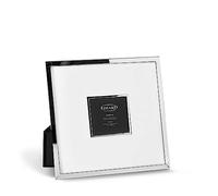 Edzard Silver Plated Photo Frame 5"x5" (13x13 cm) Ribera, Non-Tarnishing, High Gloss Finish, Real Glass Front & Premium Velvet Back, Portrait Display - Elegant Wedding Gift