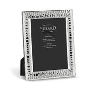 Edzard Photo Frame Gubbio, 8x10 inch (20x25 cm), Silver Plated Picture Frame, Tarnish Protected