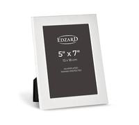 EDZARD Silver Plated Photo Frame Altamura 7"x5" (13x18 cm) Non-Tarnishing