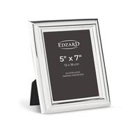 EDZARD Silver Plated Photo Frame Florence 7"x5" (13x18 cm) Non-Tarnishing
