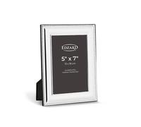 EDZARD Silver Plated Photo Frame Novara 7"x5" (13x18 cm) Non-Tarnishing