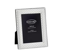 EDZARD Silver Plated Photo Frame Ruggiano 7"x5" (13x18 cm) Non-Tarnishing