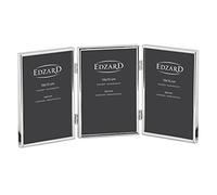 Edzard Photo Frame Genoa, 4x6 inch (10x15 cm), Silver Plated Picture Frame, Tarnish Protected