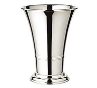 EDZARD vase/flower pot Tromba, heavy silver plated, height 10 in, diameter 7.5 in