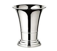 EDZARD vase/flower pot Tromba, heavy silver plated, height 6 in, diameter 5.5 in