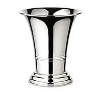 EDZARD vase/flower pot Tromba, heavy silver plated, height 8 in, diameter 6.5 in