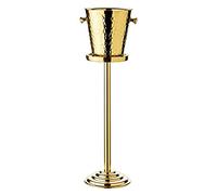 EDZARD Wine Cooler Capri with Stand (H 83 cm, Ø 22 cm), Patterned, Gold