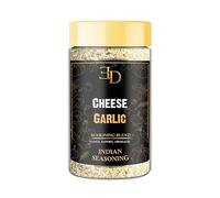 EDZZEL Cheese Garlic Seasoning Powder | Savory Cheese Style Flavor Blend | Fine Ground Seasoning for Fries, Popcorn, Pasta, Snacks & Everyday Cooking
