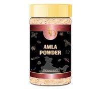 EDZZEL Dried Amla Powder for Cooking, Baking, Beverages and Recipes, Indian Gooseberry Powder for Smoothies, Seasoning and Food Preparation