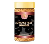 EDZZEL Dried Orange Peel Powder for Cooking, Baking and Beverages, Ground Orange Peel for Desserts, Marinades, Seasoning and Everyday Recipes