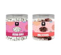 EDZZEL Natural Jeera Goli And Imli Sticks 3.52 OZ (100 gm) | PACK OF 2 Combo