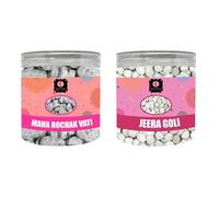 EDZZEL Natural Maha Rochak Vati and Jeera Goli 3.52 OZ (100 gm) | Pack of 2 Combo