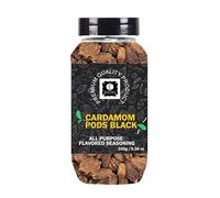 EDZZEL Natural Premium Quality Indian Cardamom Pods, Black -100 GRAM Box (Set Of 2)
