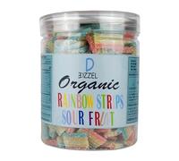EDZZEL Organic Rainbow Strips Sour Fruit Traditional Premium Quality (300 GM) Pack of 1 Box