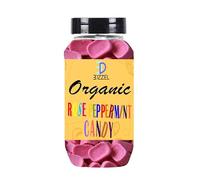 EDZZEL Organic Rose Peppermint Candy Traditional Premium Quality (400 Gram) Pack of 1 Box