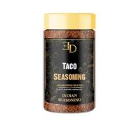 EDZZEL Taco Seasoning Blend | Savory Mexican Style Spice Mix | Fine Ground All-Purpose Seasoning for Tacos, Rice, Beans, Vegetables & Everyday Recipes