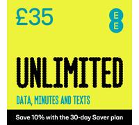 EE 2025 Unlimited Pay As You Go SIM Card