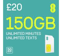 EE Extra Data 150GB Pay As You Go SIM Card