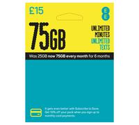 EE Pay As You Go SIM Card UK PREPAID PAYG 15 Bundle 25GB + (50GB FREE DATA every month for 6 months with regular top ups (Promotion request deadline