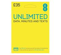 EE Pay As You Go SIM Card UK PREPAID PAYG £35 Bundle - UNLIMITED DATA + Texts & Mins