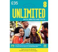 EE Pay As You Go SIM Card UK PREPAID PAYG with Unlimited data, minutes and text bundle - worth £35