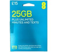EE PAY AS YOU GO SIM FASTEST UK NET WORK, UNLIMITED CALL AND TEXT UK, MAX SPEED 25 Mbps, No Contract Sim (EE £15-25GB)