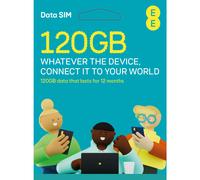 EE PAYG SIM card preloaded with 120GB of Data