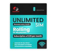 EE Unlimited 5G Data SIM Card - Activate via QR Code - No Contract or Credit Check - £25/Month Rolling 30-Day Subscription