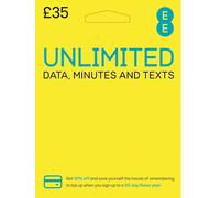 EE Unlimited Data Calls and Texts Pay As You Go Sim Card