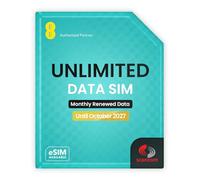 EE Unlimited Data SIM - Uncapped 5G Speeds - No Contract - Preloaded Until 8th October 2027 - Plug & Play Broadband for Routers & Phones