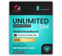 EE Unlimited Data SIM - Uncapped 5G Speeds - Preloaded EVERY MONTH Until 8th NOVEMBER 2026 - No Contract - Plug & Play for Business Broadband, Routers & Phones