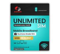 EE Unlimited Data SIM - Uncapped 5G Speeds - Preloaded monthly Until 8th October 2027 - No Contract - Plug & Play for Business Broadband, Routers & Phones