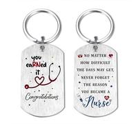 EE&YU Nurse Graduation Gifts, Night Vet Dental RN Nurses Grad Keyring Decor