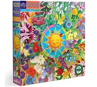Eebbo 1000 Piece Floral Calendar Jigsaw Puzzle 58.5 x 58.5 cm