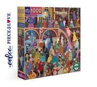 Eeboo - Puzzle 1000 pcs Alchemist's Masquerade - Adult Puzzle 1000 Pieces Cardboard - Dimensions 58.5 x 58.5 cm