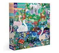 eeBoo - Duck in The Clearing-Puzzle Recycled Cardboard, 1000 Pieces Coloured with Animals-PZTDIC