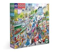 eeBoo - Les Adult 1000 Pieces in Recycled Cardboard, Puzzle on Bouquinistes de Paris-PZTPBS