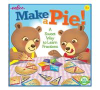 eeBoo: Make a Pie Game, A Sweet Way to Learn Fractions, Develops Math and Quantitative Skills Through Play, Screen-Free Fun, for Ages 5 and up