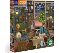 eeBoo Piece and Love Alchemist's Library 1000 piece square adult Jigsaw Puzzle