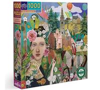 eeBoo Piece and Love Artist & Daughter 1000 piece square adult Jigsaw Puzzle