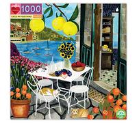 Eeboo Cats in Positano 1000 Piece Family Jigsaw Puzzle