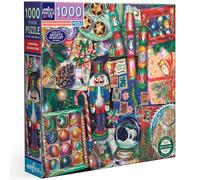 eeBoo Piece and Love Christmas Decorations 1000 piece square adult Jigsaw Puzzle