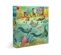 eeBoo Piece and Love Otters 1000 piece square adult Jigsaw Puzzle